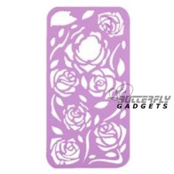 Hoesje met uitgesneden rozen motief voor de iPhone 4, 4s - Diverse kleuren