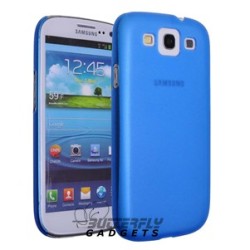 Hoesje van transparant flexibel plastic voor de Samsung Galaxy S3 SIII i9300