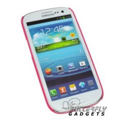 Hoesje van transparant flexibel plastic voor de Samsung Galaxy S3 SIII i9300