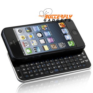 Weigering lavendel Adolescent Zwart uitschuifbaar bluetooth toetsenbord voor de iPhone 5, 5s, SE