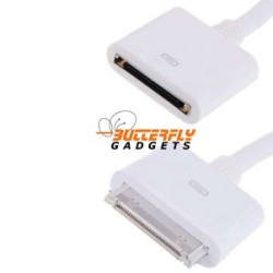 Verlengkabel voor de iPhone 3, 3Gs, iPhone 4, 4s en iPod - Wit