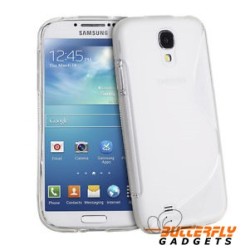 Flexibel hoesje met ribbels voor goede grip voor de Samsung Galaxy S4