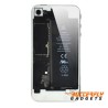 Doorzichtige achterkant van glas voor de iPhone 4s - Wit