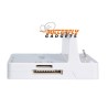 Dockingstation met Cardreader en USB hub voor de iPhone 5, 5s, 5c