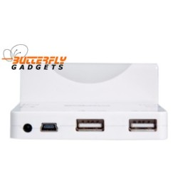 Dockingstation met Cardreader en USB hub voor de iPhone 5, 5s, 5c
