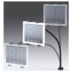 Houder met klemming voor aan het bureau voor de iPad, 2, 3 en 4  - INCL. VERZ. KOSTEN