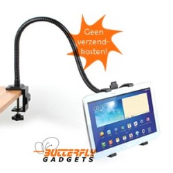 Houder met klemming voor aan het bureau voor de iPad, 2, 3 en 4  - INCL. VERZ. KOSTEN