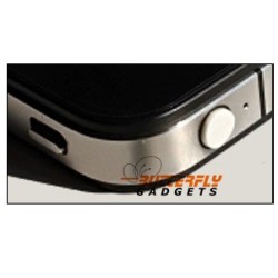 Roze stofkapje voor de headset ingang voor de iPhone en iPad