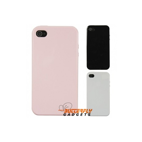 Viskeus Bewolkt Tien Hoesje voor de iPhone 4 en iPhone 4s, Roze, Zwart, Wit