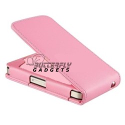 Flipcase met pashouder (wallet) voor de iPhone 4, 4S (roze)
