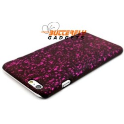 Funky opvallend en uniek hoesje met fel roze spetters voor de iPhone 6 PLUS