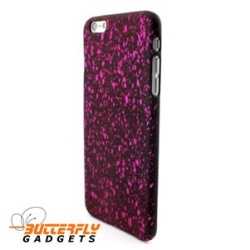 Funky opvallend en uniek hoesje met fel roze spetters voor de iPhone 6 PLUS