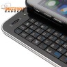 Uitschuifbaar bluetooth toetsenbord - case voor de iPhone 6 - Zwart