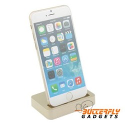 Goudkleurige dockingstation bureauhouder voor de iPhone 6, 6 PLUS