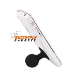 Rubberen standaard voor o.a. de iPhone (iStand) (zwart)
