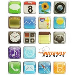 iPhone App koelkast magneten (18 stuks)