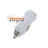 Mini Autolader (12 volt) voor de iPhone (wit)