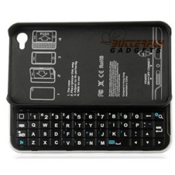 Uitschuifbaar bluetooth toetsenbord (keyboard) - Case voor de iPhone 4, iPhone 4g