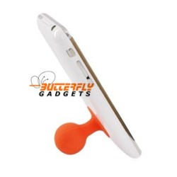 Rubberen standaard voor o.a. de iPhone (iStand) (oranje)