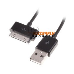 USB data sync kabel voor de iPhone (zwart, 1 meter)
