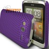 Mesh case cover voor HTC WildFire S (Paars)