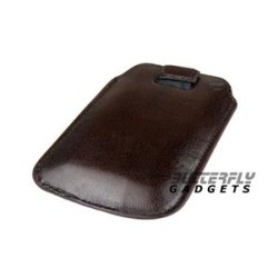 Case (pouch holster) met strap voor de iPhone 3, 3G, 3GS, 4, 4S - Zakelijk bruin