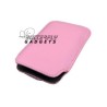 Case (pouch holster hoesje) met strap voor de iPhone 3, 3G, 3GS, 4, 4S - Roze