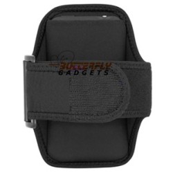 Lichtgewicht sport armband voor o.a. Samsung Galaxy en Nokia E7, N8, N900 (zwart)