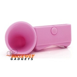 Hoorn speaker versterker - standaard voor de iPhone 3 en iPhone 4 - Roze