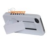 Hard cover (voor achterkant) met ingebouwde standaard voor iPhone 4, 4s - Wit