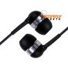 In-Ear stereo headset voor de iPhone, iPad, Samsung, Nokia en Blackberry - Zwart