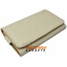 Bookcase (portemonnee) voor o.a. iPhone met drie vakjes voor pasjes - Wit