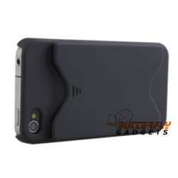 Hoge kwaliteit kunststof back cover met pinpashouder voor iPhone 4, 4s - Wit
