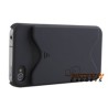 Hoge kwaliteit kunststof back cover met pinpashouder voor iPhone 4, 4s - Wit