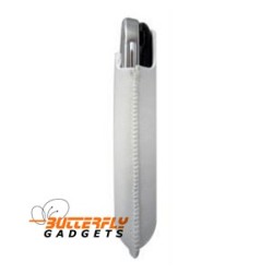 Holster hoesje met magnetische sensor voor de Blackberry Torch 9800 - Wit