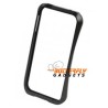 Metalen (stalen) robuuste bumper case voor de iPhone 4 of iPhone 4s - zwart