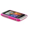 Mesh case cover hoesje voor HTC WildFire S (Fel Roze)
