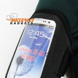Sport armband voor o.a. de Samsung Galaxy S3 SIII i9300 (zwart)