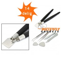 14 delige gereedschapset voor o.a. de iPhone, Samsung Galaxy, HTC One