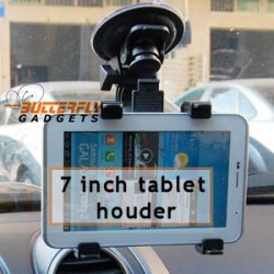 Hoogwaardige tablet houder voor in de auto voor o.a. Samsung Galaxy Tab en iPad Mini