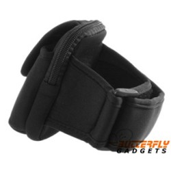 Sport armband voor o.a. iPhone 3, 4, 4s, Samsung Galaxy Ace (zwart)
