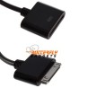 30 pins verlengkabel voor de iPhone 3, 3Gs, iPhone 4, 4s en iPod - Zwart